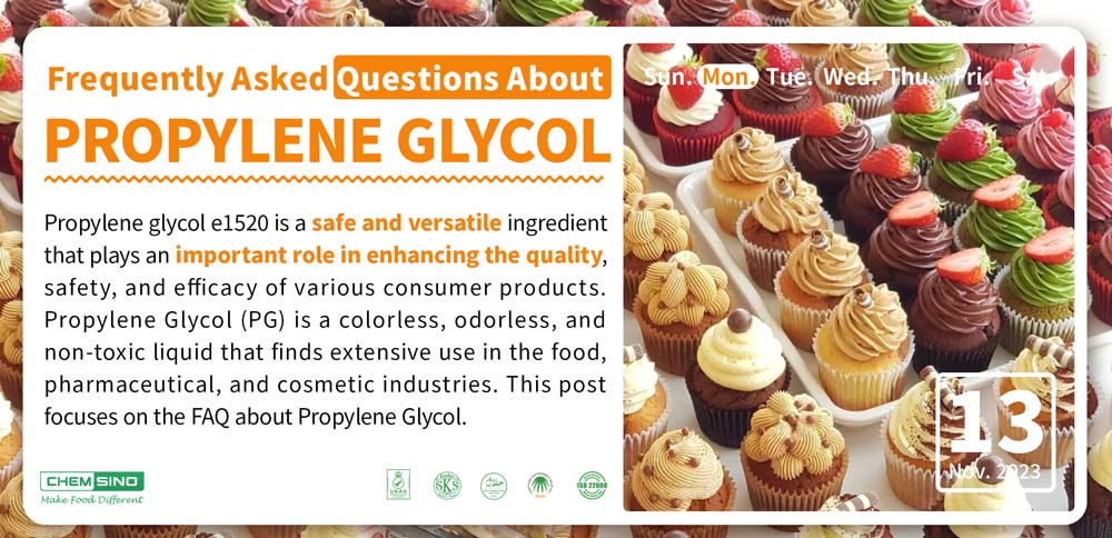 Frequently Asked Questions About Propylene Glycol